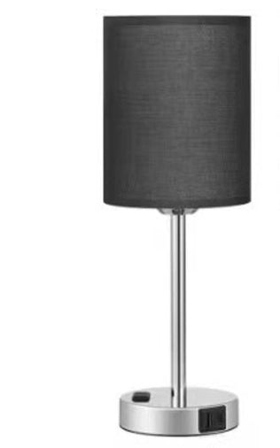 Rechargeable Fabric Table Lamp – Mobile Phone Powered LED Light for Living Room & Bedroom Décor