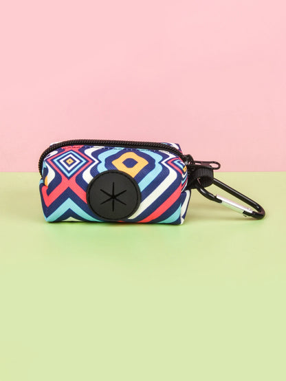 Cute Pet Poop Bag Holder Dispenser – Attach to Any Dog Leash, Valentine's Day Design (Bags Not Included)