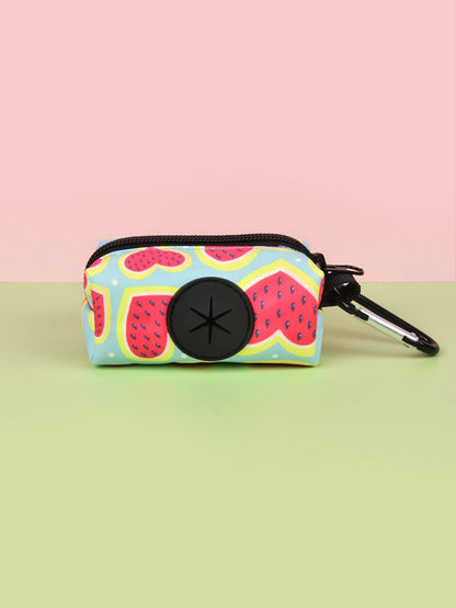 Cute Pet Poop Bag Holder Dispenser – Attach to Any Dog Leash, Valentine's Day Design (Bags Not Included)