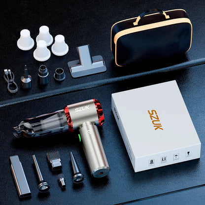 SZUK Mini Car Vacuum Cleaner – 98500Pa Wireless Handheld Portable Vacuum with Powerful Suction