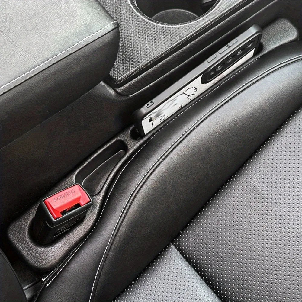 2PCS Car Seat Gap Filler – Crevice Storage Organizer Box Between Seats, Interior Car Accessories