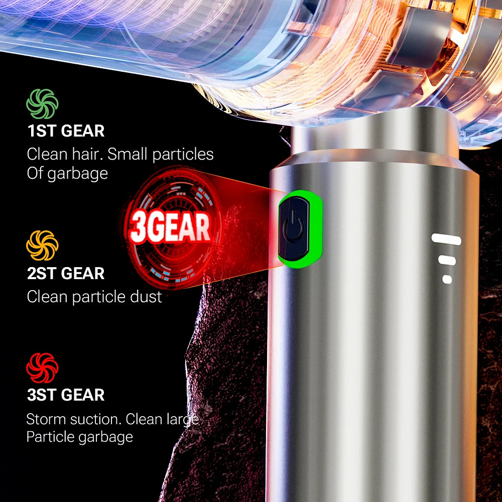 SZUK Mini Car Vacuum Cleaner – 98500Pa Wireless Handheld Portable Vacuum with Powerful Suction