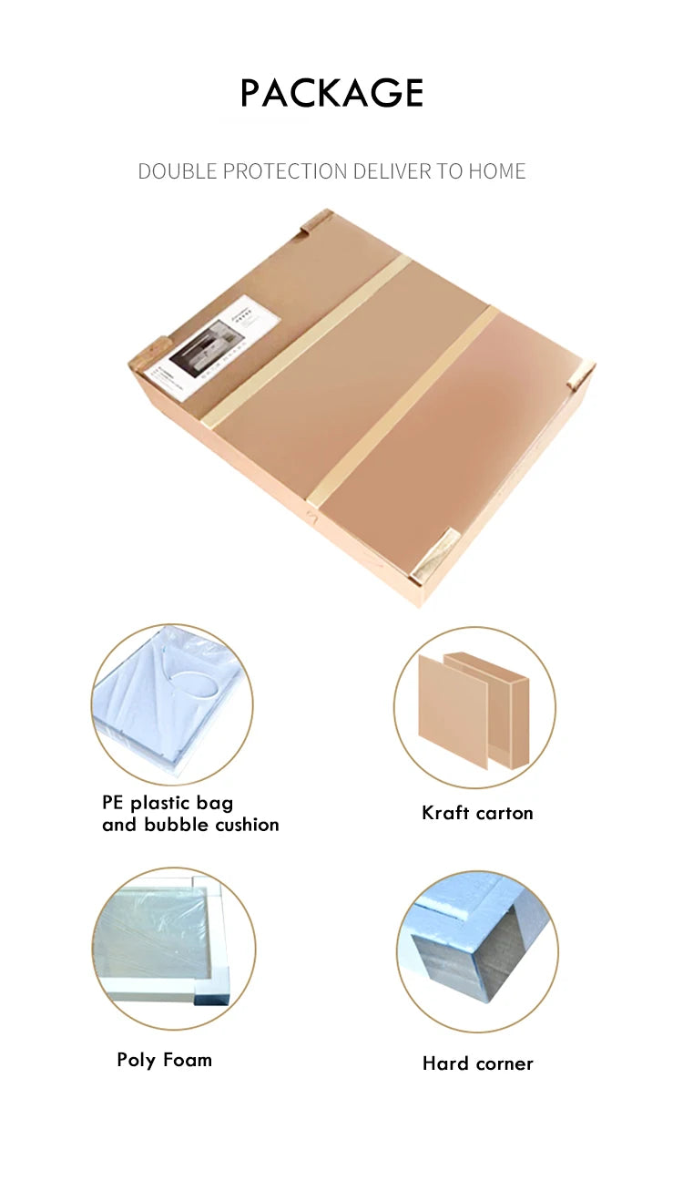 50CM/60cm Round Smart Makeup Bathroom Mirror 3 Color Adjustable LED LIght Multi-Function With Demist Bluetooth Speaker