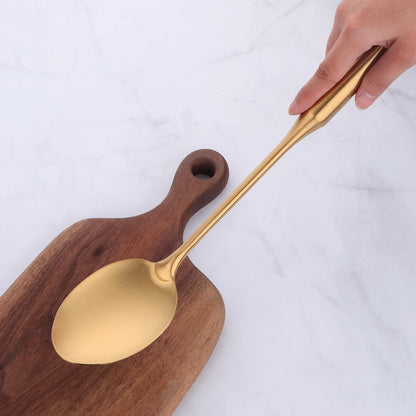 Gold cookware Stainless Steel Cooking tools spatula Shovels Turner Ladle Spoon Colander Filter Potato Mashers Kitchen Utensils