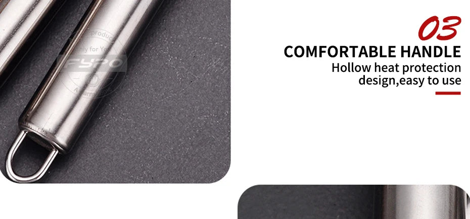 Stainless Steel Cooking Utensils Kitchen 6 Pics With Storage Rack Spatula Colander Cookware Kitchen Tools Serving Soup Spoon