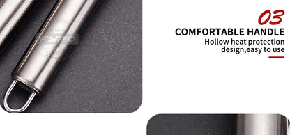 Stainless Steel Cooking Utensils Kitchen 6 Pics With Storage Rack Spatula Colander Cookware Kitchen Tools Serving Soup Spoon