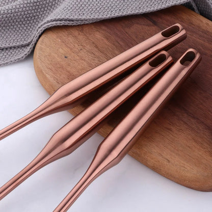 Stainless Steel Cooking Tool,Turner,Soup Spoon, Pasta Fork, Kitchen Accessories, Cooking Utensil, Rose Gold, 1Pc