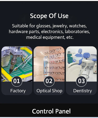 30/50W Ultrasonic Cleaner – Dual Frequency Digital Cleaning Machine for Jewelry, Glasses & Watches