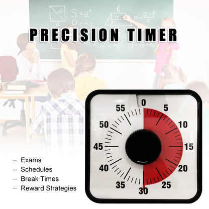 Kitchen Timer with Back Leg Stands, 60 Minutes Visual Timer, Countdown Timer, Countdown Timer, Students, Classroom Timer