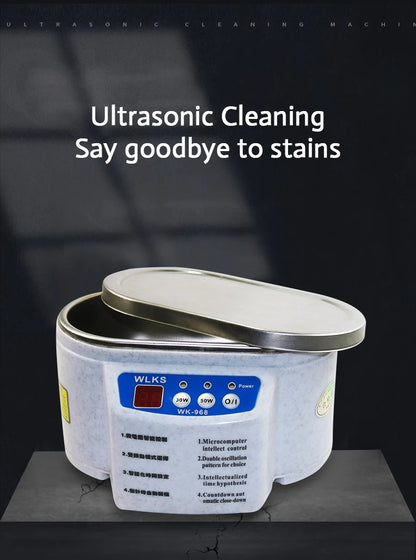 30/50W Ultrasonic Cleaner – Dual Frequency Digital Cleaning Machine for Jewelry, Glasses & Watches