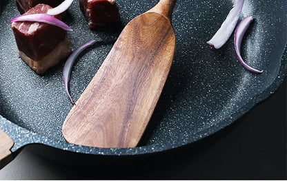 1-7pcs/set Teak natural wood tableware spoon colander spoon special nano soup skimmer cooking spoon wooden kitchen tool kit