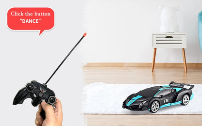 2-in-1 Electric RC Transforming Car Robot – One-Key Deformation Remote Control Sports Car Toy for Kids