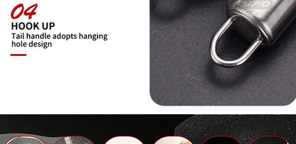 Stainless Steel Cooking Utensils Kitchen 6 Pics With Storage Rack Spatula Colander Cookware Kitchen Tools Serving Soup Spoon