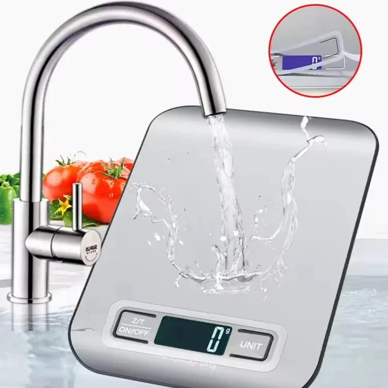 LED Display Stainless Steel Food Scale