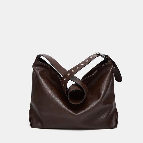 Leather Capacity Messenger Bag 