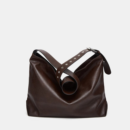 Leather Capacity Messenger Bag 