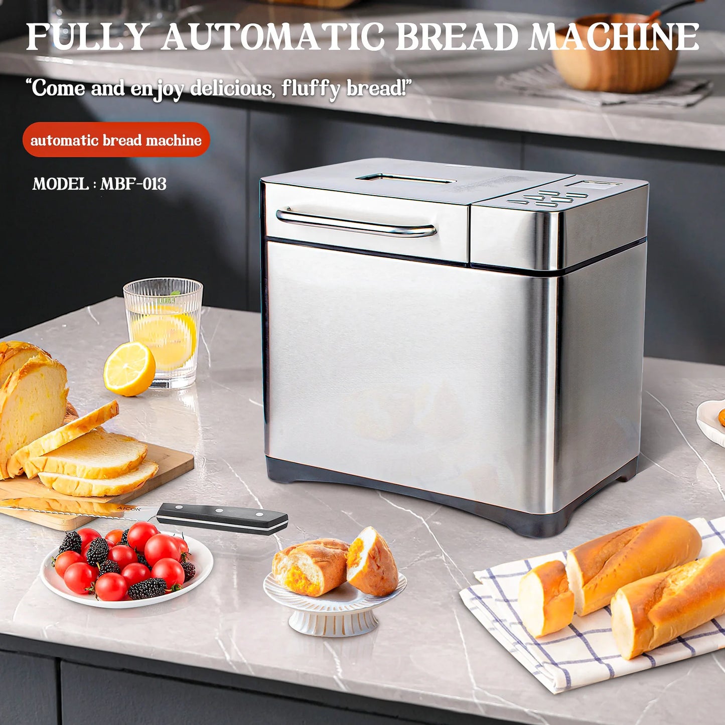 Multi-Functional Automatic Bread Maker