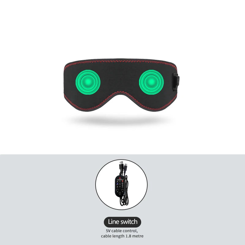 Portable Electric Heated Eye Massager – USB-Powered Warm Eye Mask for Dry Eyes, Dark Circles & Sleep Relief