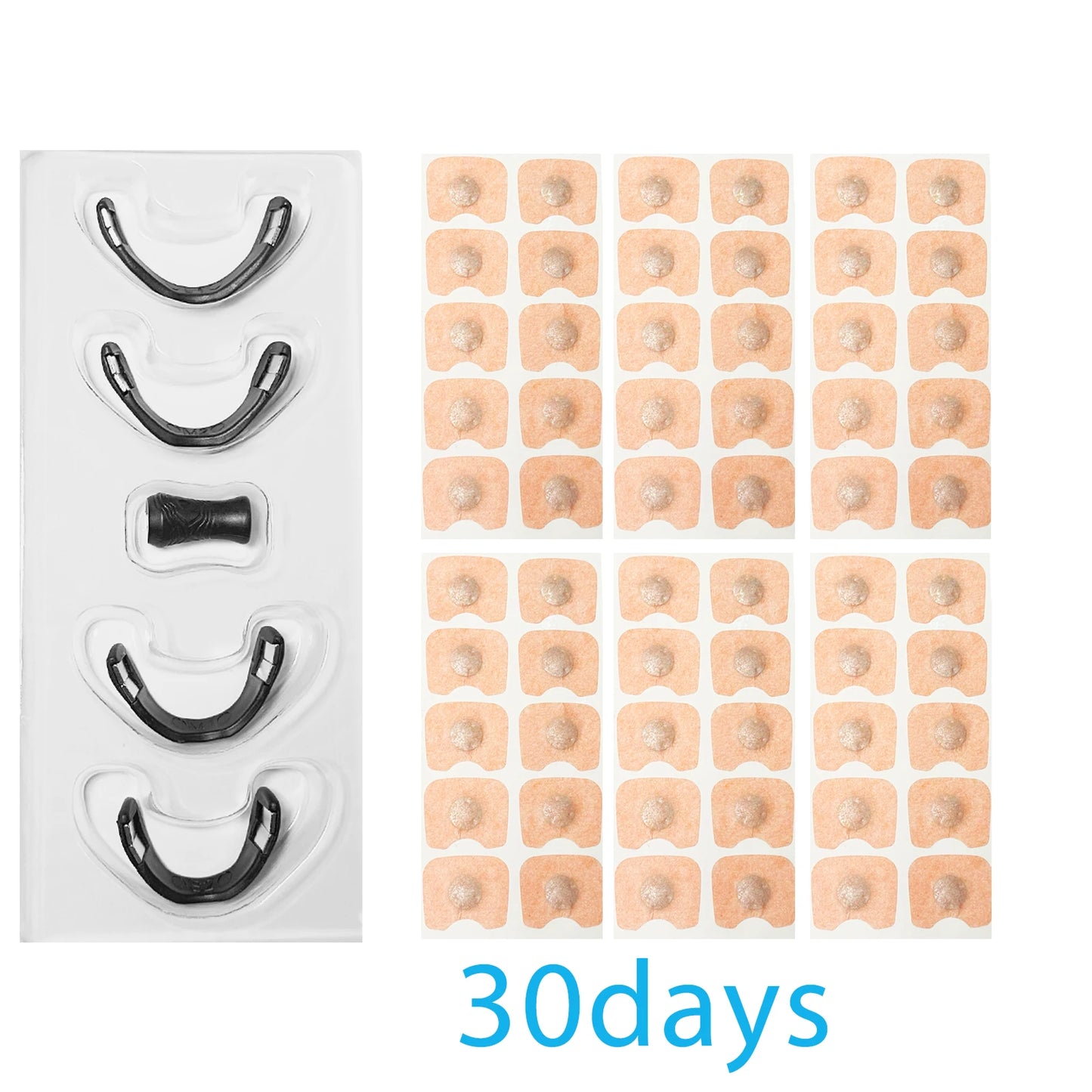 Nasal Breathing Dilator Kit – Anti-Snoring Nose Strips & Magnetic Nose Clip for Better Sleep