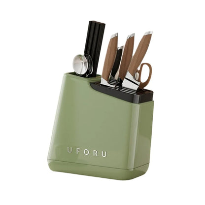 Stable Knives Storage Rack Large Capacity Anti-slip Chopstick Bucket Space Saving Plastic Cutlery Organizer Kitchenware