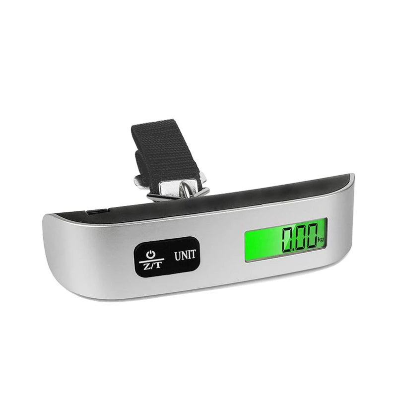 Digital Luggage Scale 110lb / 50kg – Portable Electronic Hanging Travel Suitcase Weight Scale with LCD Display