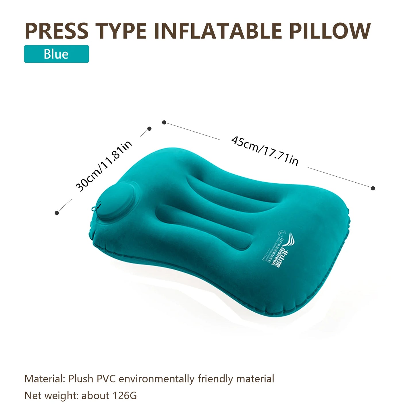 Inflatable Pillow – Portable Ultralight Air Sleeping Pillow for Travel, Hiking & Neck Support