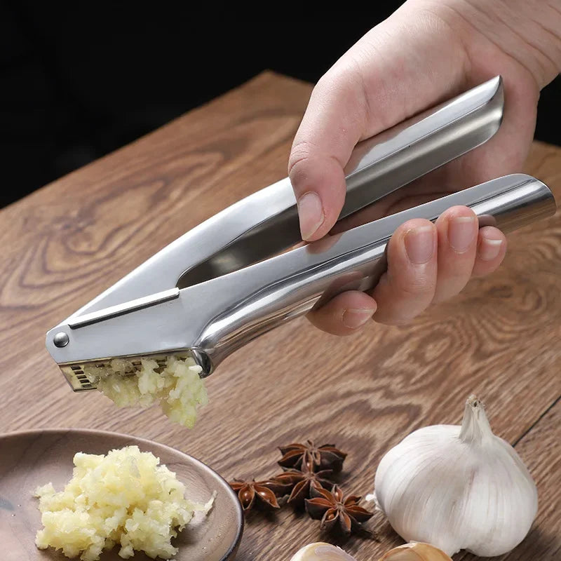 Kitchen supplies stainless steel garlic press garlic masher garlic grinder  home manual kitchen ginger