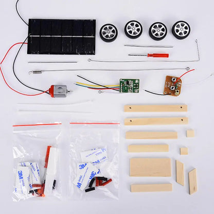DIY Solar Car Kit – Creative STEM Toy for Kids’ Motor Skills & Active Thinking