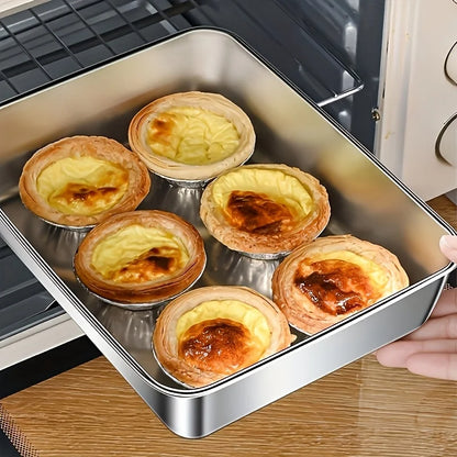 Durable Stainless Steel Kitchen Organizers, Food Storage Containers, Multipurpose Rectangular Kitchen Organizers for Fridge