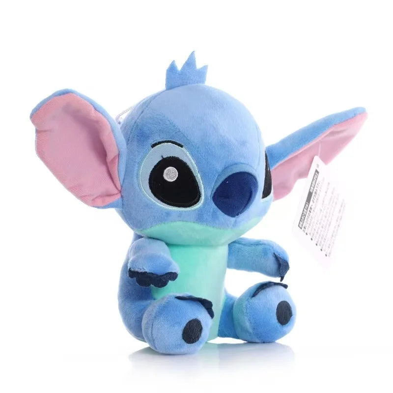 18cm Plush Stitch Doll – Original Baby Movie Cartoon Model, Action Figure & Stuffed Toy Pendant for Children