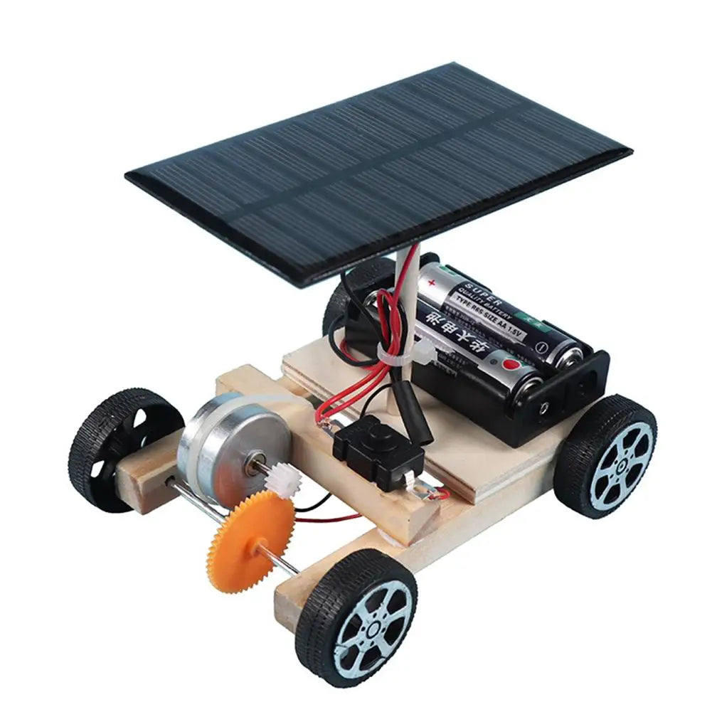 DIY Solar Car Kit – Creative STEM Toy for Kids’ Motor Skills & Active Thinking