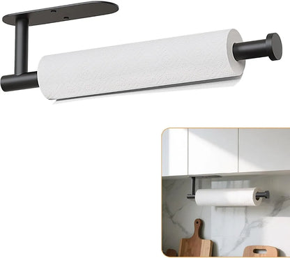 Kitchen Paper Towel Holder Adhesive Tissue Hanger Toilet Roll Paper Dispenser Cabinet Storage Napkin Rack Bathroom Accessories