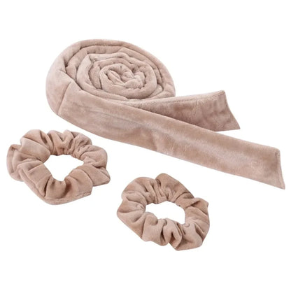 Heatless Curling Rod Headband – No-Heat Hair Curler, Soft Sleeping Rollers for Waves & Curls