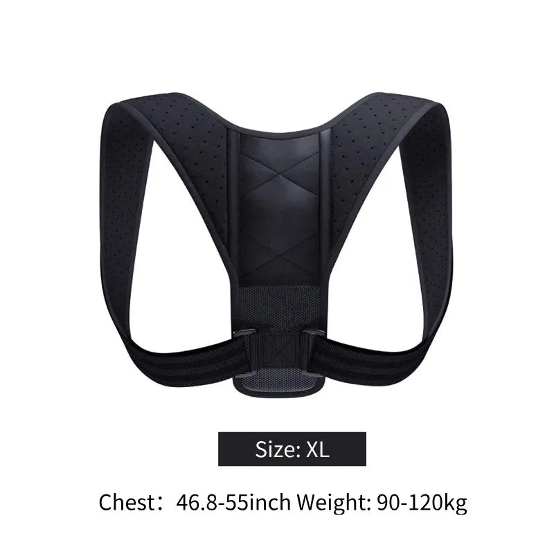 Back Posture Correction Belt – Breathable Unisex Support for Hunchback Prevention & Sitting Posture Improvement