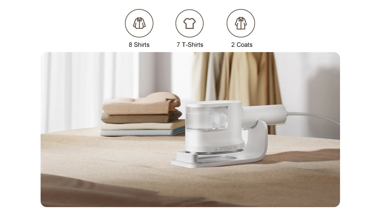 Portable Garment Steamer – Xiaomi Mijia Fast Heat Vertical Iron for Wrinkles, Travel & Home