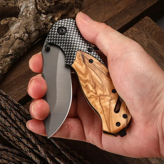 Multifunctional Folding Pocket Knife – High-Hardness Blade, Portable Outdoor & Camping Tool