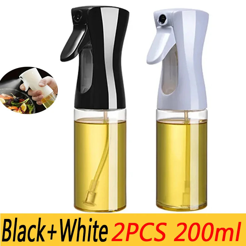 Oil Spray Bottle –  200/300/500ML , reliable  Plastic Cooking Sprayer, Olive Oil, Vinegar & BBQ