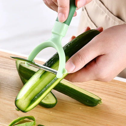 Kitchen Gadgets 5-piece Set Fruit Knife Household Paring Knife Egg Beater Melon Planing Combination Storage