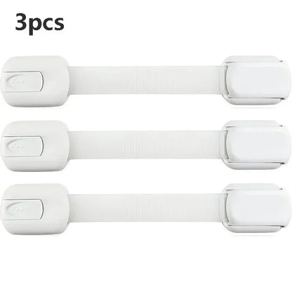 Baby Safety Cabinet Locks – Adhesive Drawer & Door Latches, Child Safety Straps for Home