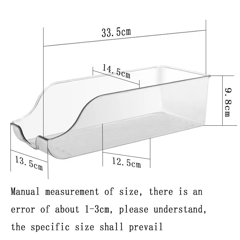 1-Piece Refrigerator Can Organizer – Soda Can Storage Dispenser for Fridge & Freezer, Kitchen Storage Accessory