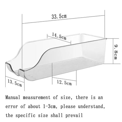 1-Piece Refrigerator Can Organizer – Soda Can Storage Dispenser for Fridge & Freezer, Kitchen Storage Accessory