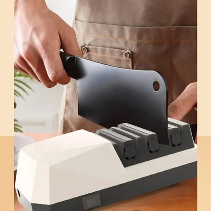 Multi functional handheld anti slip handle kitchen knife, household quick sharpening kitchen tool grinder kitchen gadgets