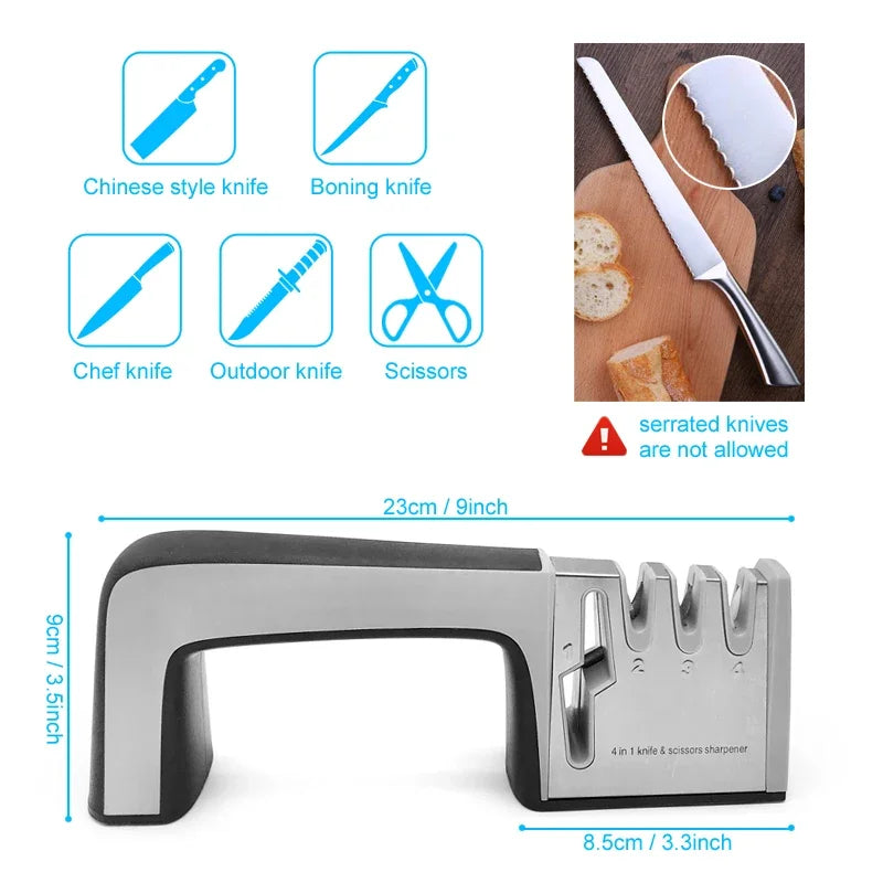 Kitchen Sharpener Multi functional Sharpening System Adjustable Angle Room Special Cooking Utensils kitchen gadgets