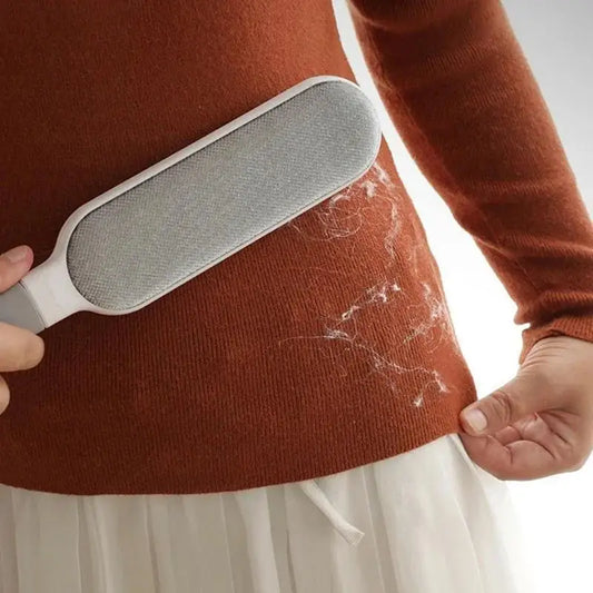 Double-Sided Pet Hair Remover – Manual Electrostatic Lint Brush for Cats, Clothing, Sofa, Furniture & Carpet Cleaning