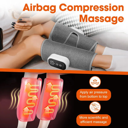 Wireless Electric Leg Massager – 360° Air Compression Calf Massager, 3 Massage Modes