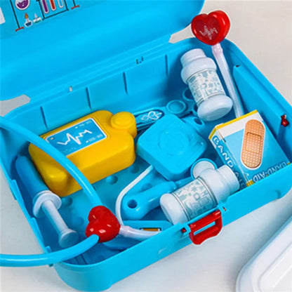 17PCS Kids Pretend Doctor Set with Backpack – Portable Medical Role Play Toys for Children