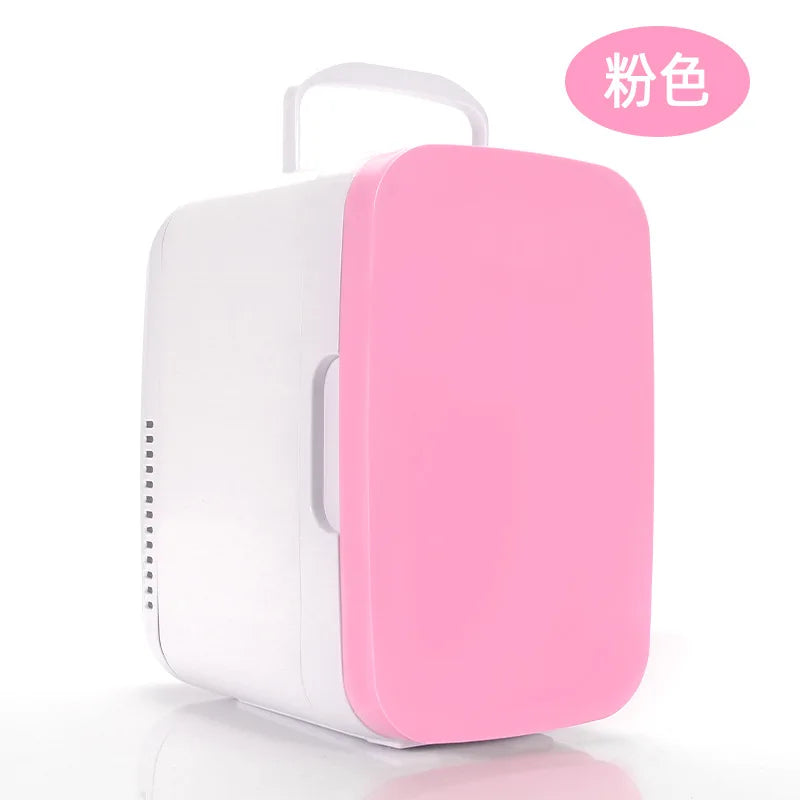 Car & Home Mini Beauty Refrigerator – Dual-Purpose Cosmetic Makeup Mask Fridge