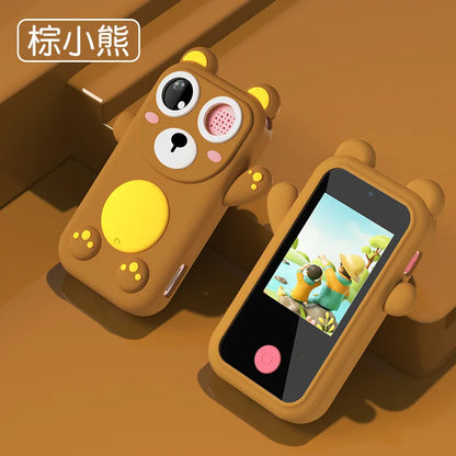 Unicorn Kids Smartphone Toy with HD Camera & Touchscreen | Cartoon Puzzle Games & Music Player | No SIM Card, Gift for Girls & Boys