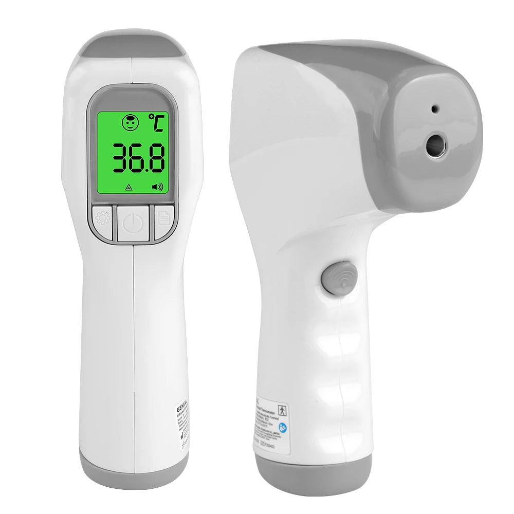 2-in-1 Infrared Digital Thermometer – Fast & Accurate Ear and Forehead Reading for Babies, Kids & Adults with Fever Alarm & Mute Mode