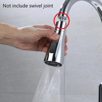 Kitchen Pull Out Faucet Sprayer Nozzle 3 Modes ABS Water Saving Bathroom